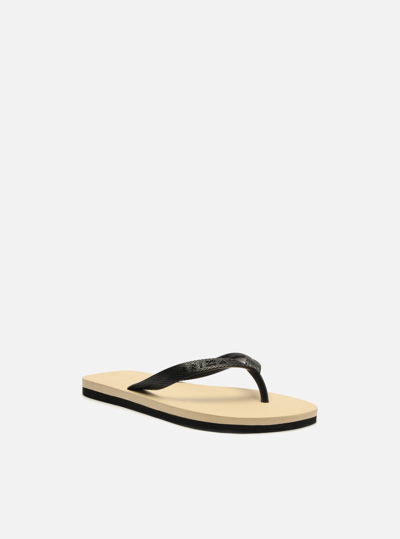 Chinelo de Dedo Preto Bicolor Roma Basics — foto 2