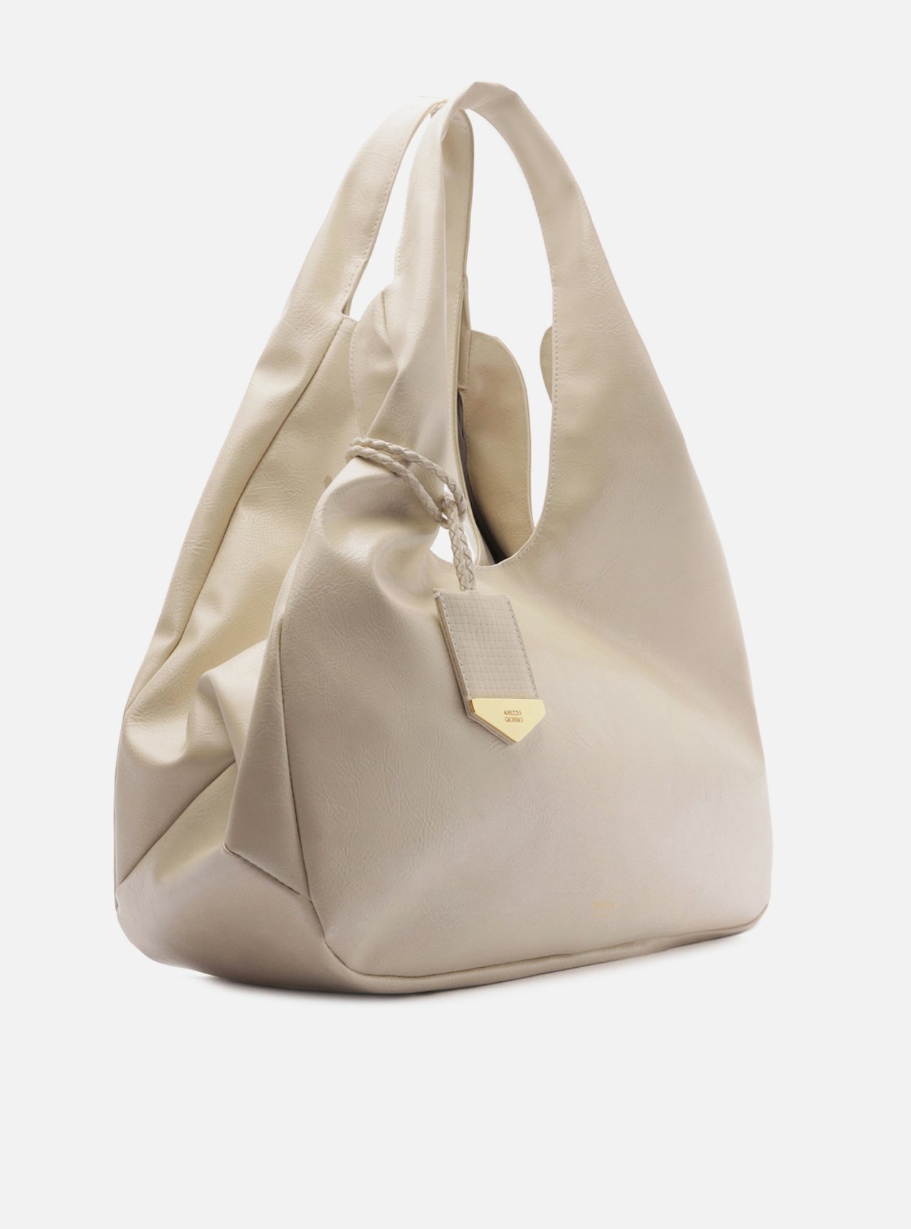Bolsa Hobo Off White Grande Bag Charm Tressê — foto 5