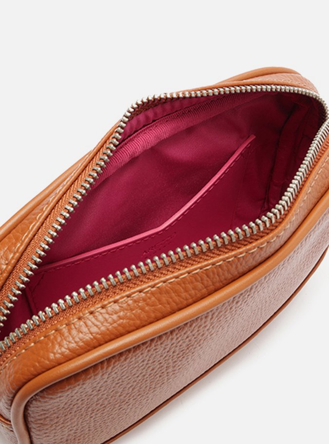 Bolsa Tiracolo Caramelo Pequena Corrente Basic