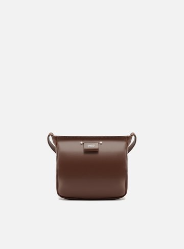 Bolsa Tiracolo Marrom Pequena