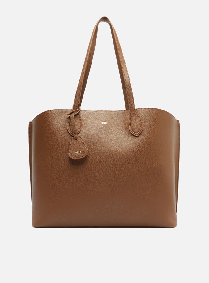 Bolsa Shopping Marrom Grande Bag Charm