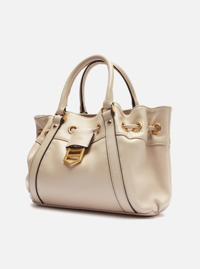 Bolsa Tote Branca Couro Alicia Pequena