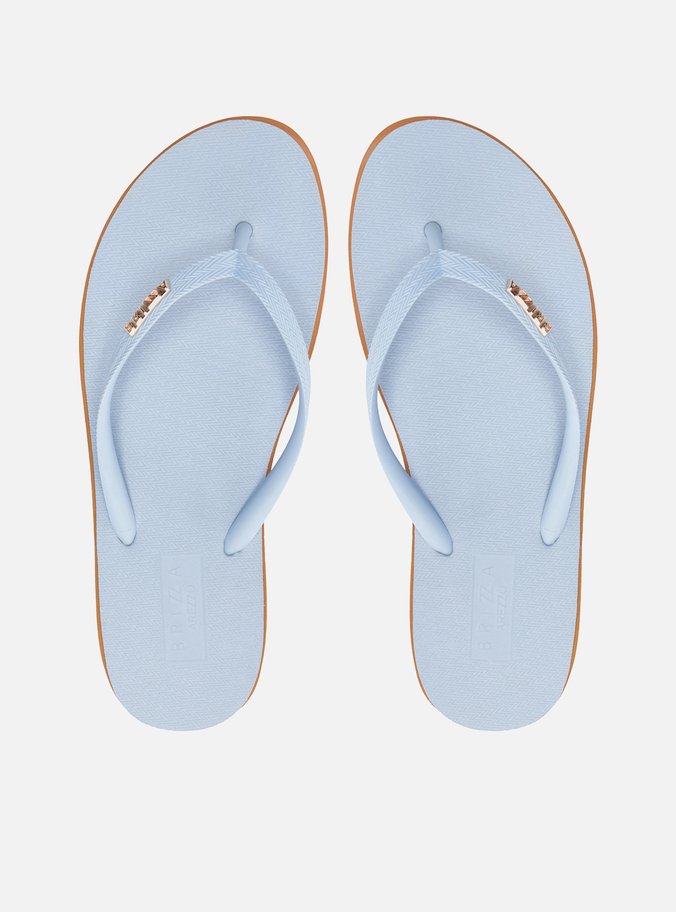 Chinelo de Dedo Azul Bicolor Brizza