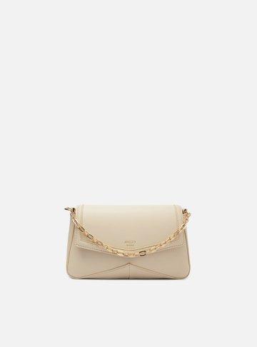 Bolsa Tiracolo Off-White Pequena Corrente
