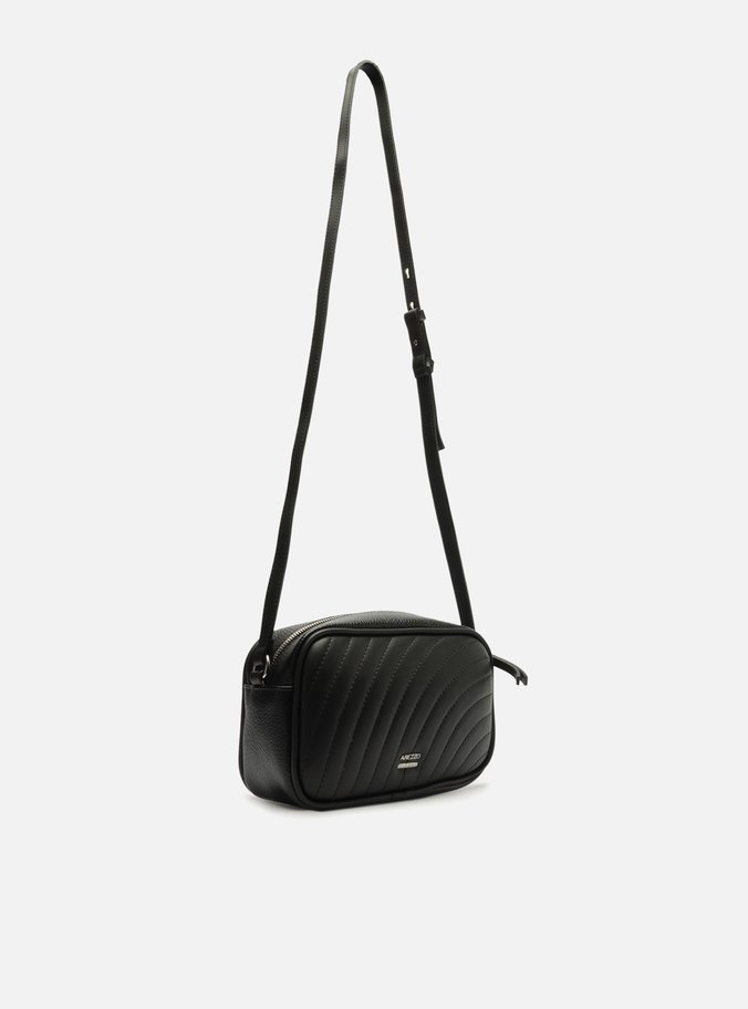 Bolsa Tiracolo Preta Elisa Pequena Giorno