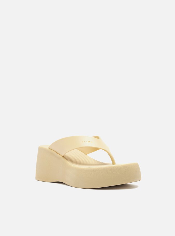 Tamanco Bege Flatform Barcelona