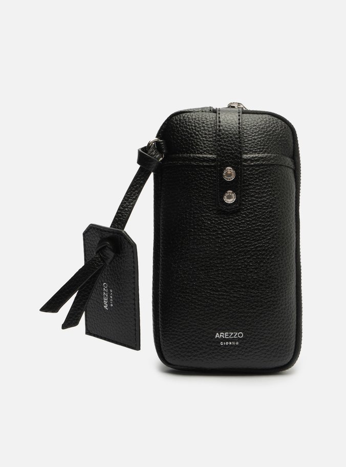 Mini Bolsa Preta Porta-Celular Bag Charm