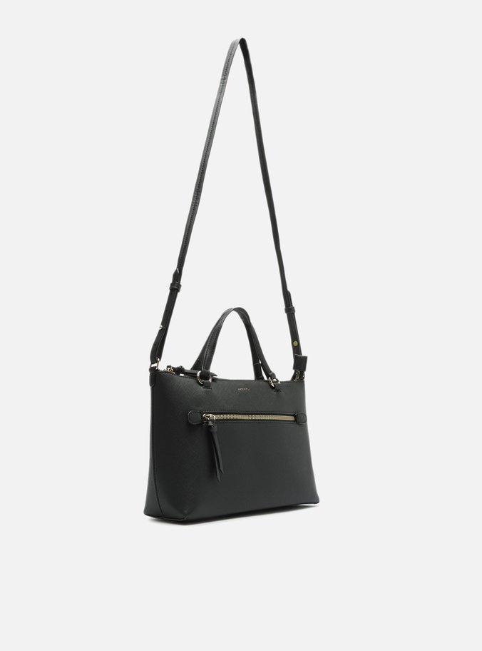 Bolsa Tote Preta Média Bolso