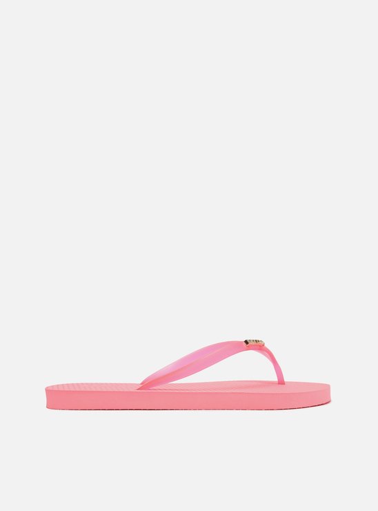 Chinelo de Dedo Rosa Tiras Jelly Brizza