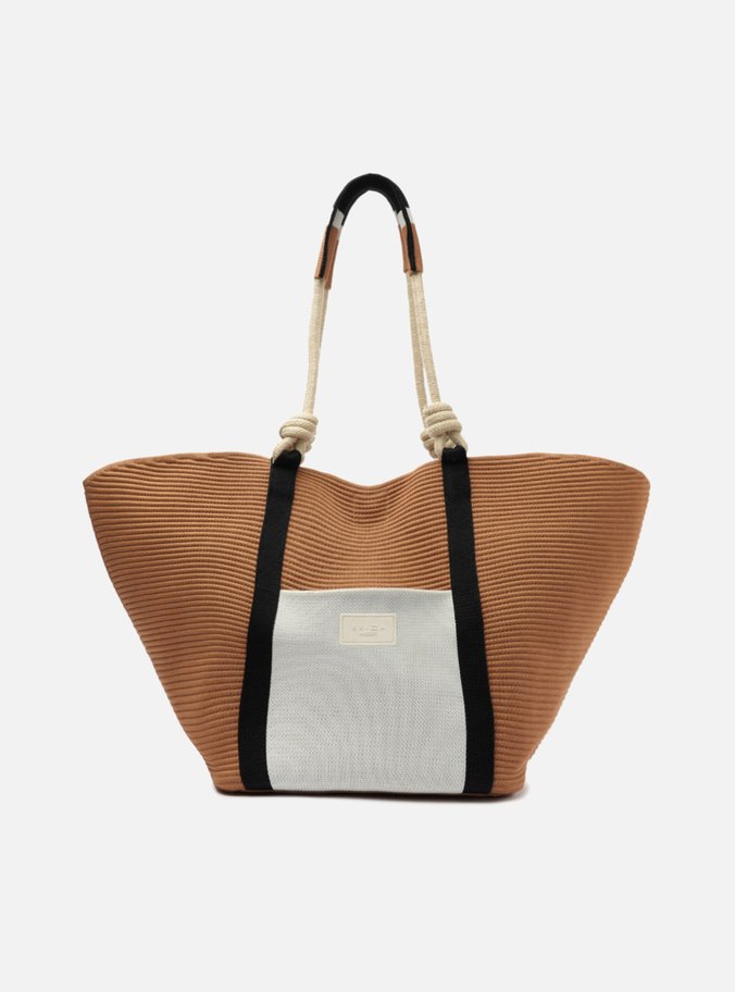 Bolsa Shopping Bege Grande Noronha