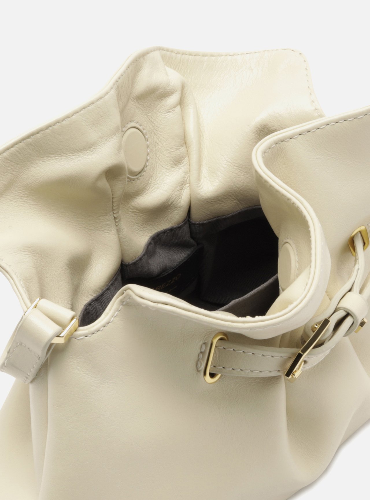 Bolsa Tiracolo Off-White Couro Média Tira Fivela — foto 4