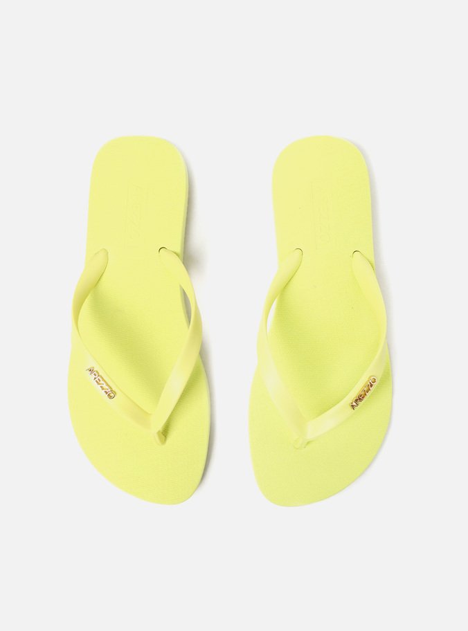 Chinelo de Dedo Amarelo Neon Brizza
