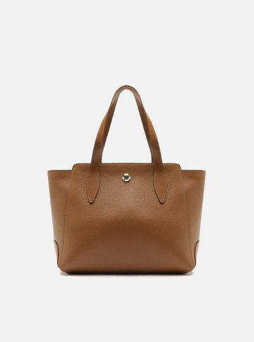 Arezzo — Bolsa Tote Marrom Média Metais