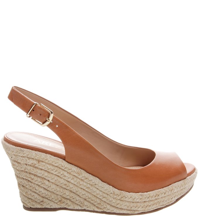 Espadrille Couro Top-Basic Marrom