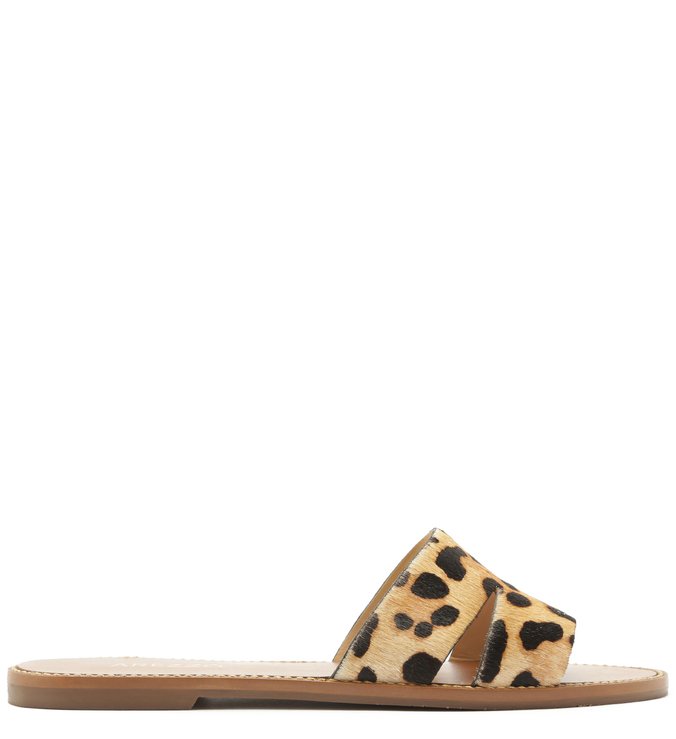 Chinelo Slide Pelo Rasteiro Animal Print
