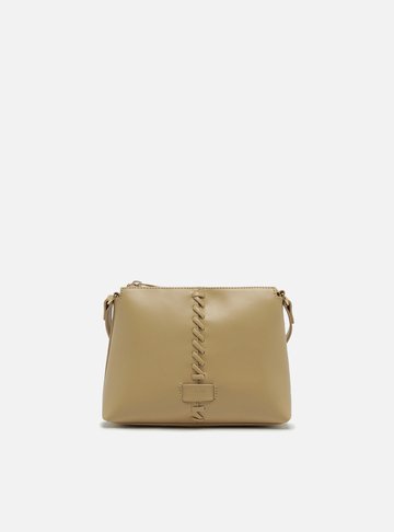 Bolsa Tiracolo Bege Pequena