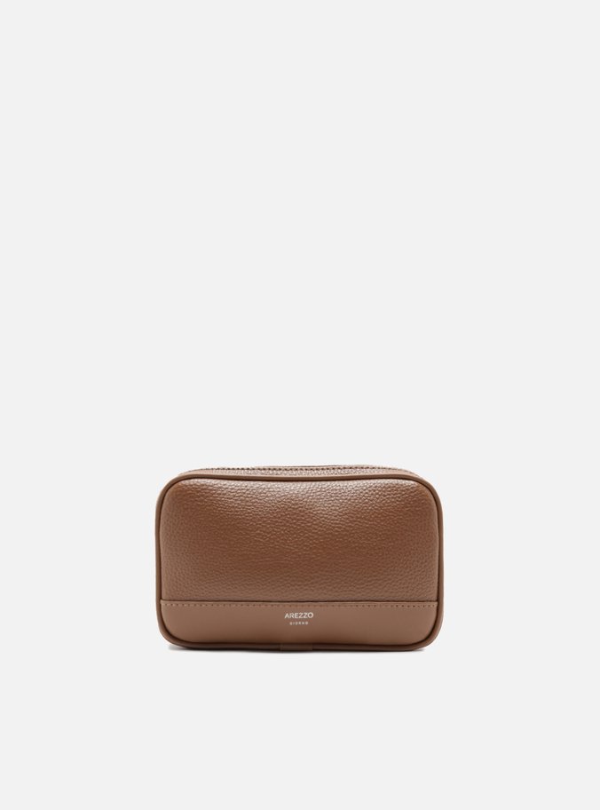 Bolsa Tiracolo Marrom Pequena Corrente Basic