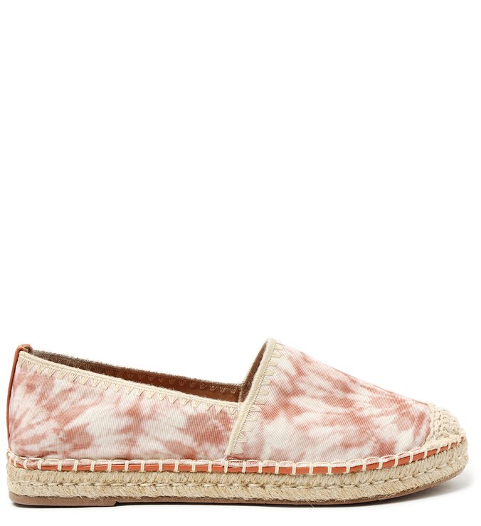 Espadrille Marrom Fechada Tie Dye