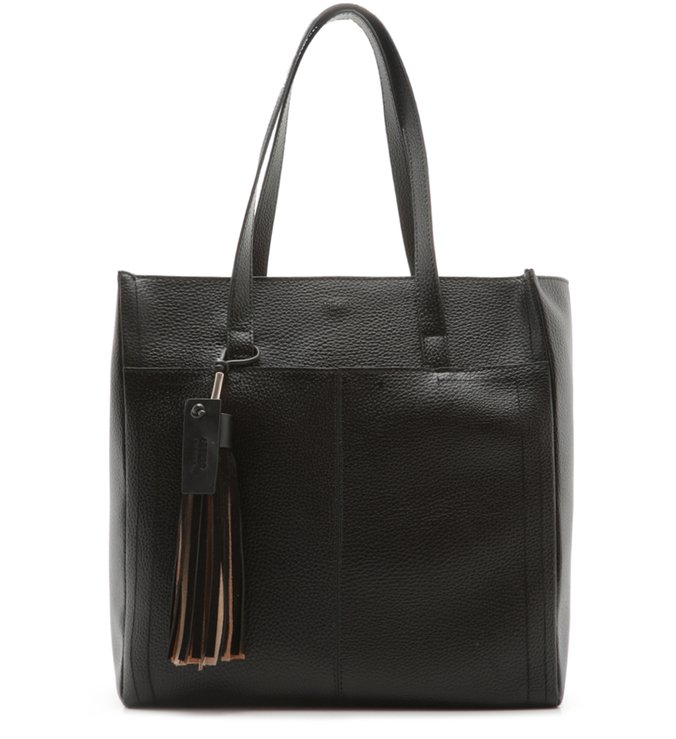 Bolsa Shopping Rosa Grande Preta