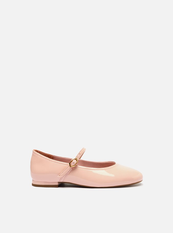 Sapatilha Infantil Rosa Verniz Bambini