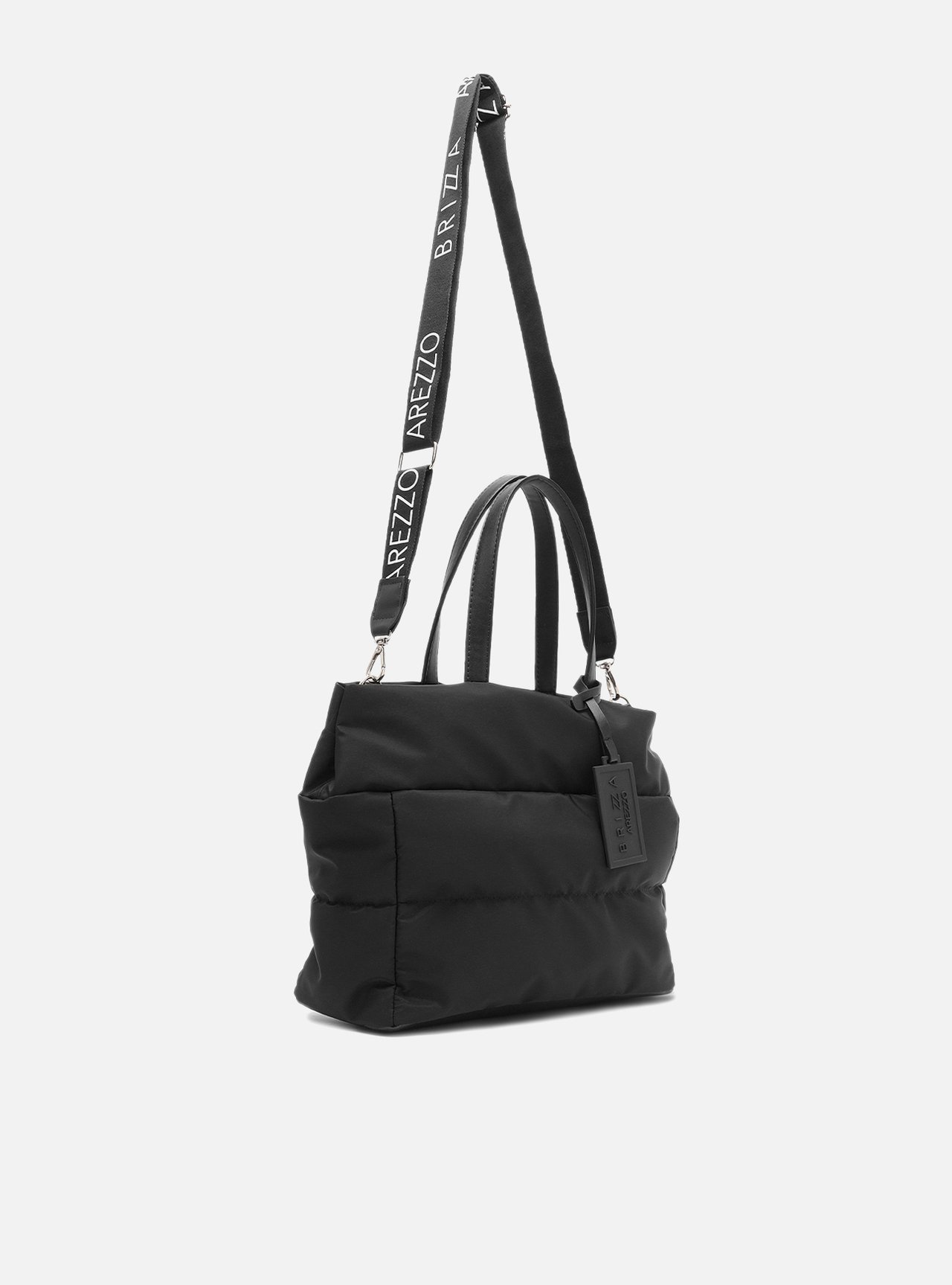 Bolsa Shopping Preta Nylon Média — foto 5