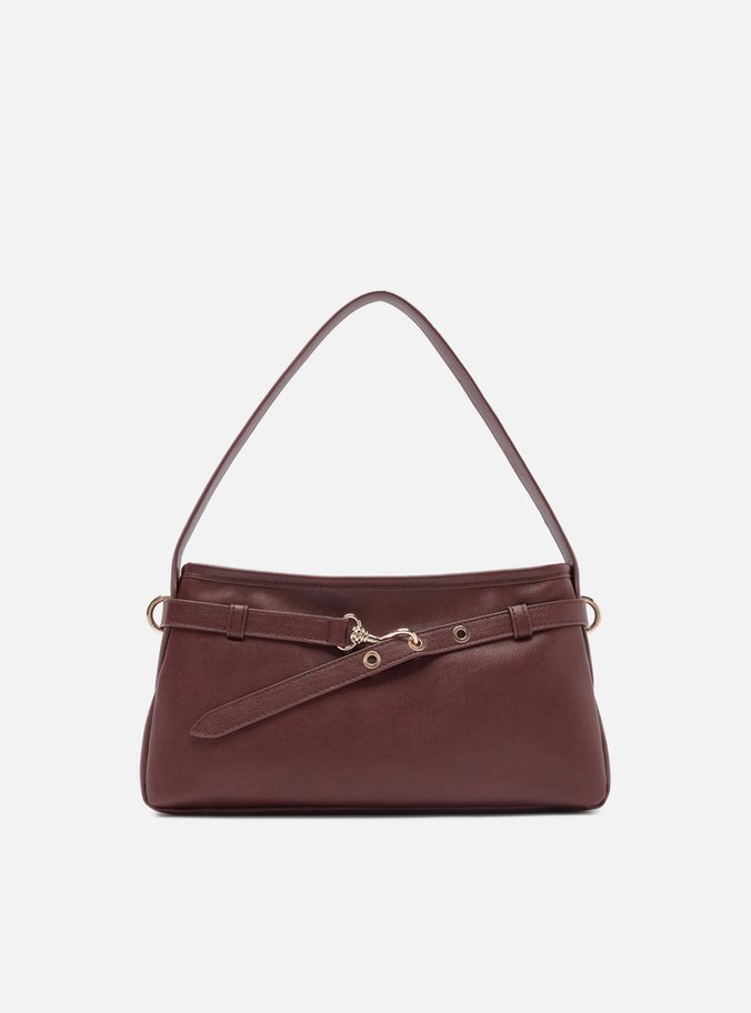 Bolsa Shoulder Vermelha Média Metais