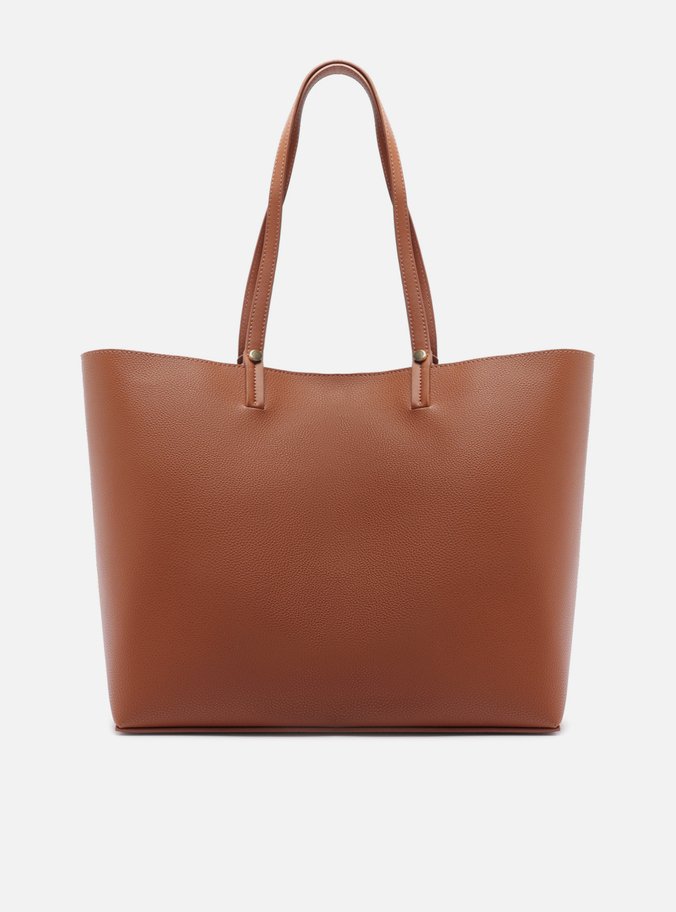 Bolsa Shopping Marrom Grande