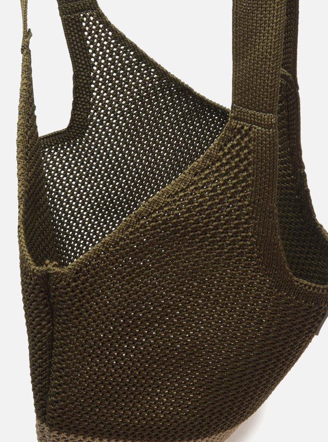 Bolsa Shopping Verde Crochê Grande Mayra