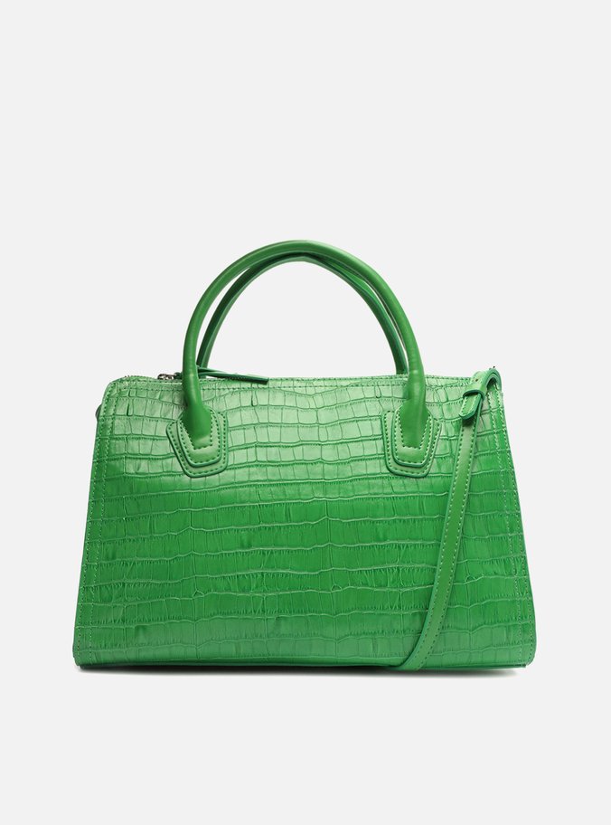 Bolsa Tote Verde Croco Miranda Grande