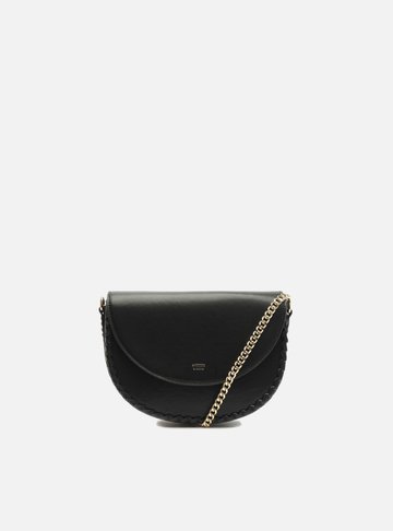 Arezzo — Bolsa Tiracolo Preta Pequena Corrente Tampo