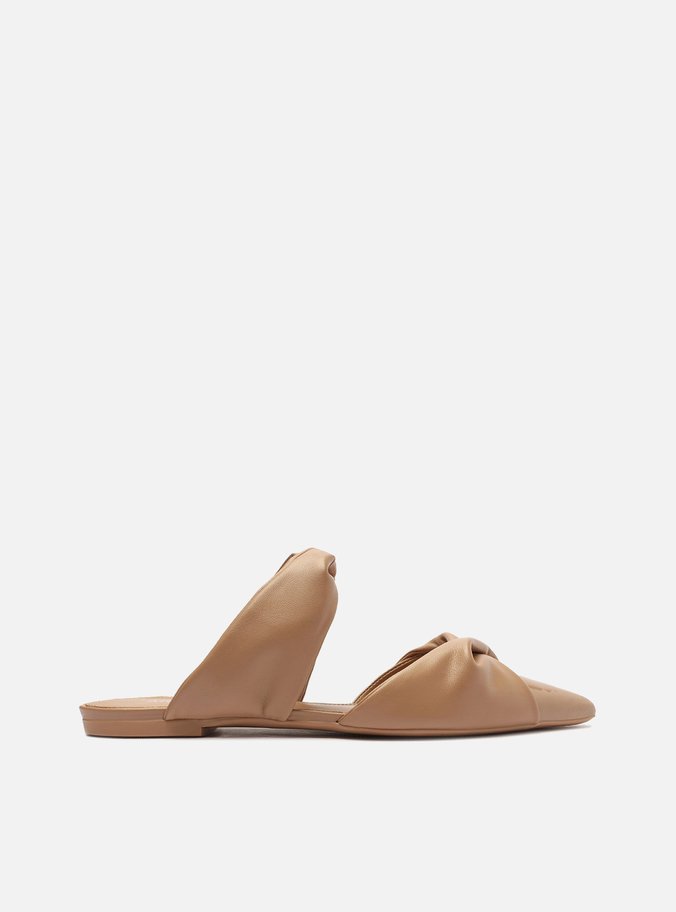 Mule Nude Tiras Torcidas