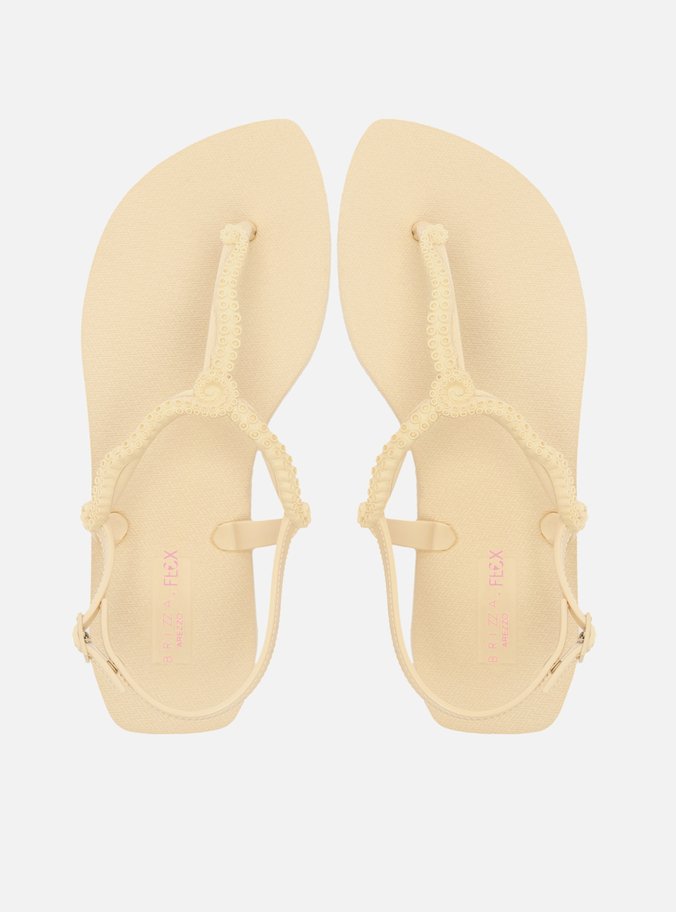 Sandália Rasteira Off-White Slim Flash Flex