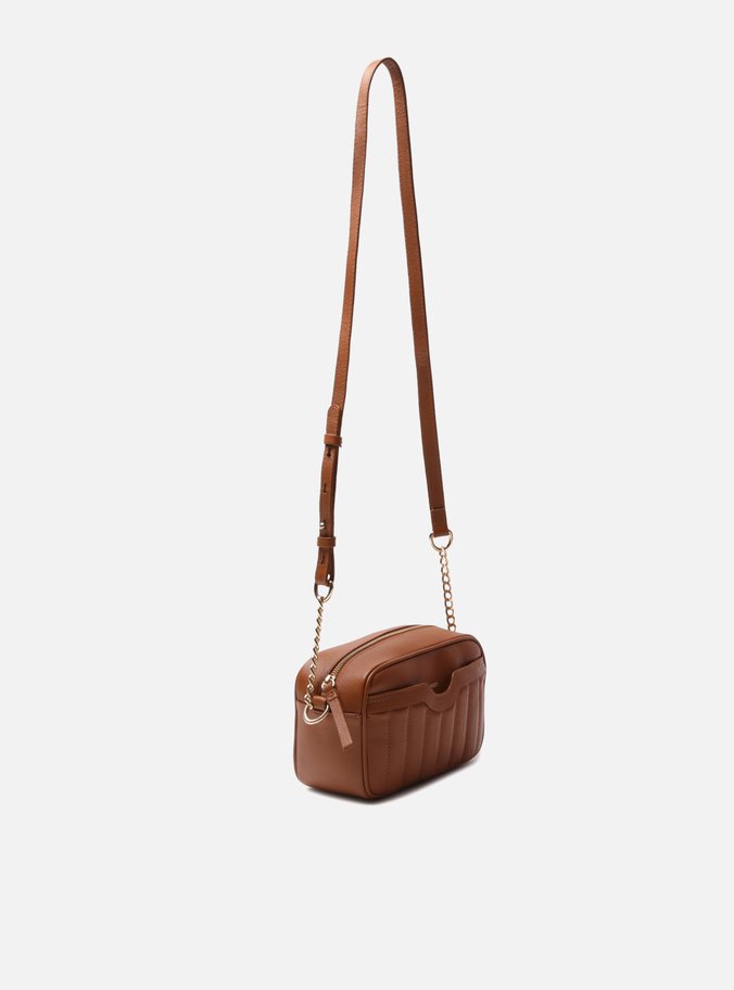 Bolsa Tiracolo Marrom Couro Francine Pequena Cúrcuma