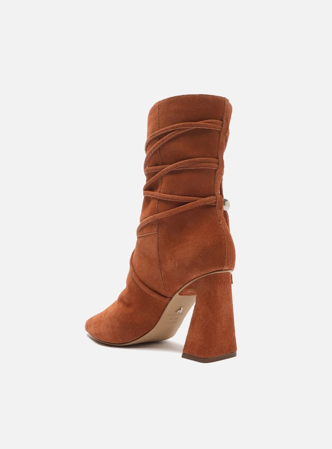 Bota Marrom Camurcina Salto Flare Barbicachos