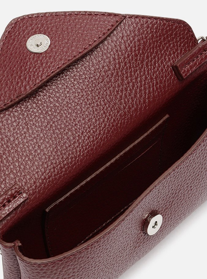 Bolsa Tiracolo Vinho Giorno Pequena Envelope