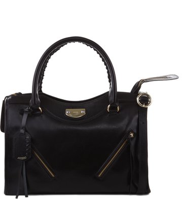 Bolsa Satchel Città Preta