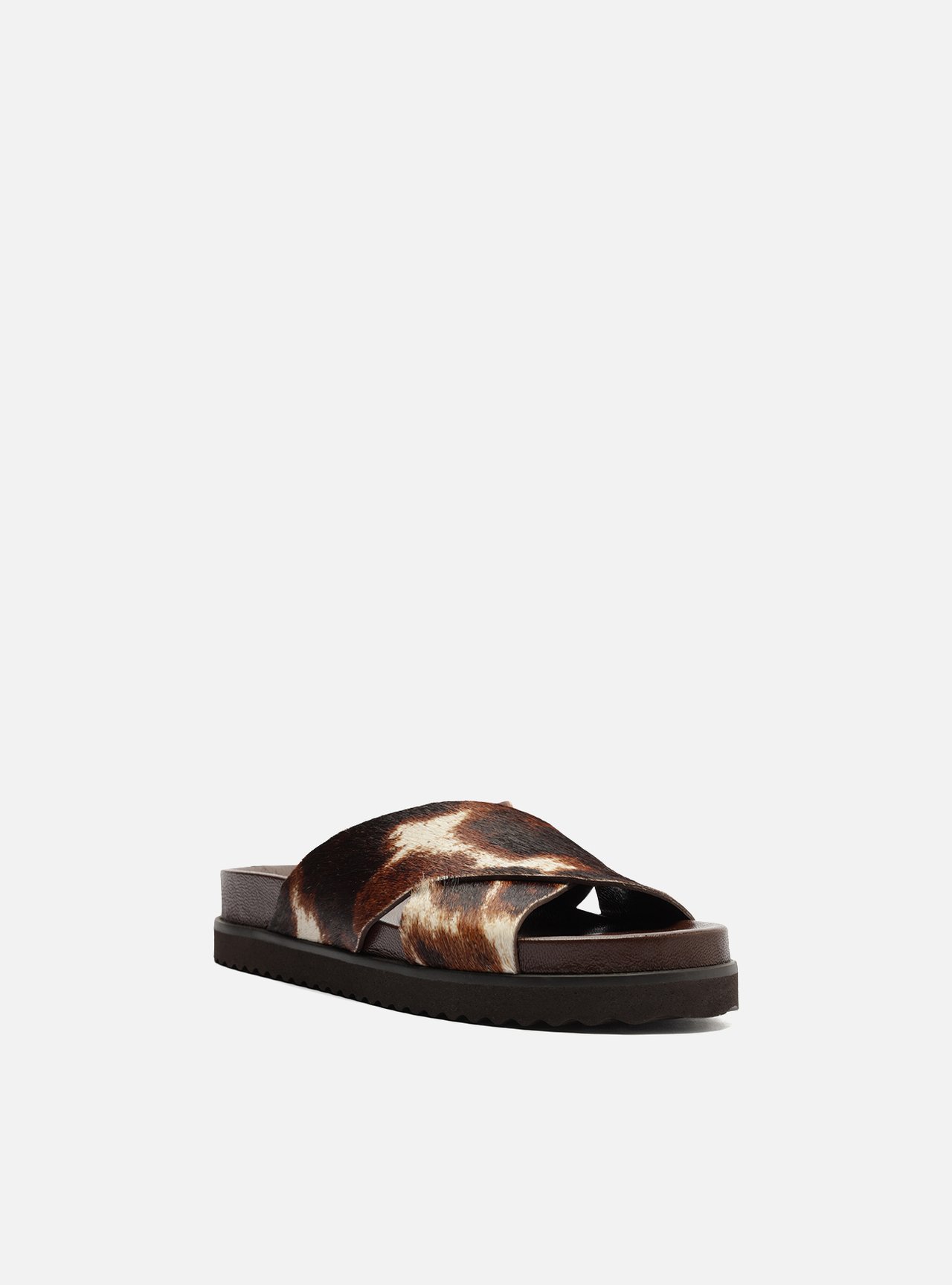 Tamanco Bico Redondo Flatform Xis Alto — foto 2