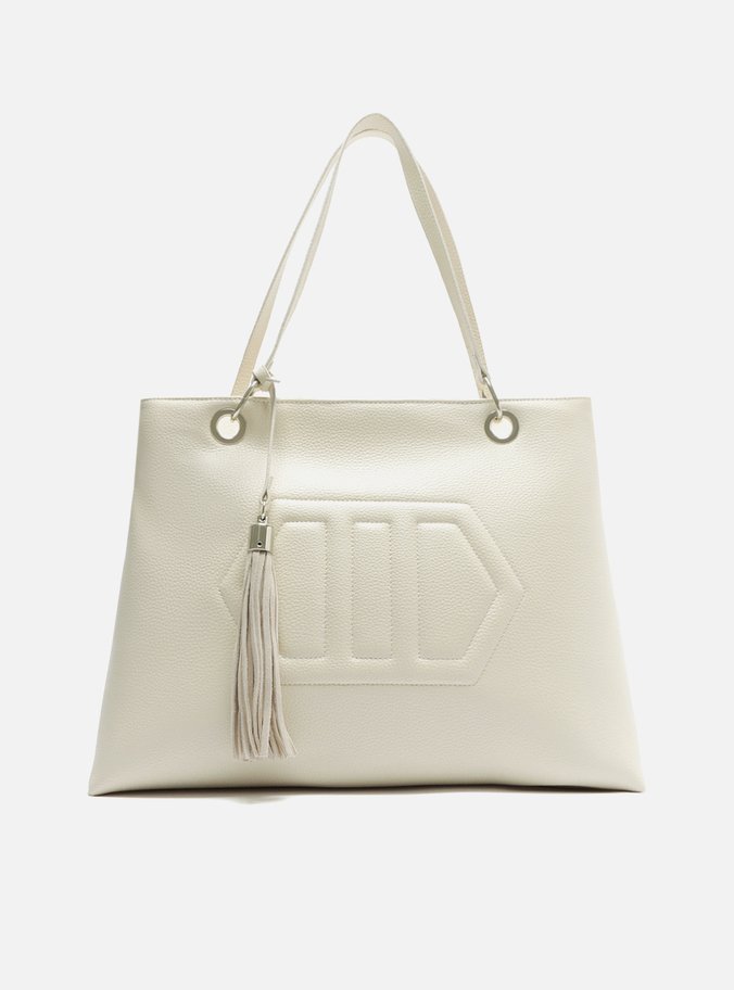 Bolsa Hobo Off-White Verona Grande