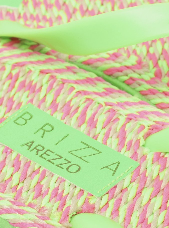 Chinelo de Dedo Verde Mint Fluo Brizza