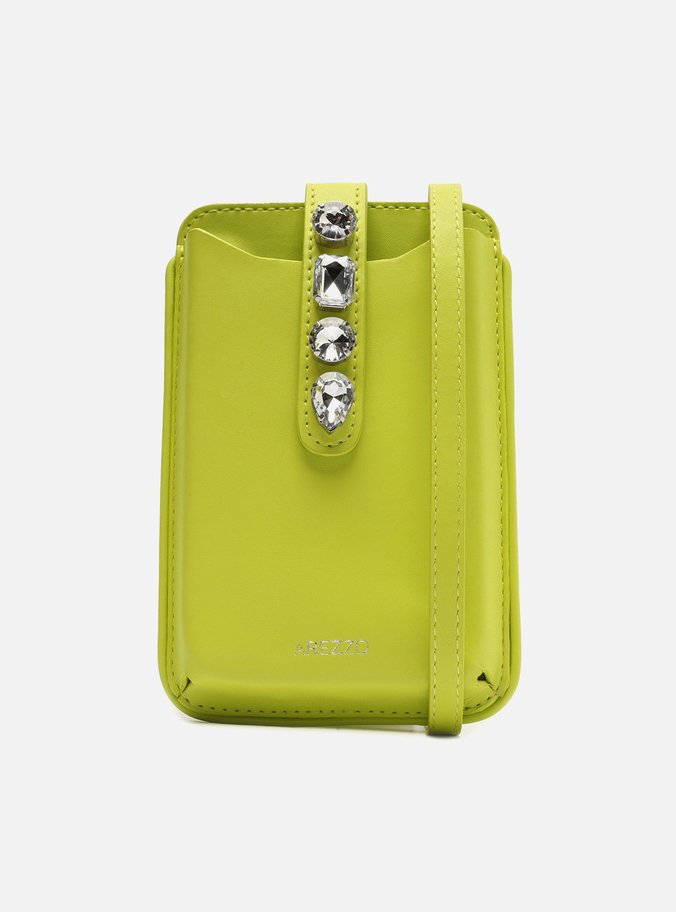 Mini Bolsa Tiracolo Verde Porta-Celular