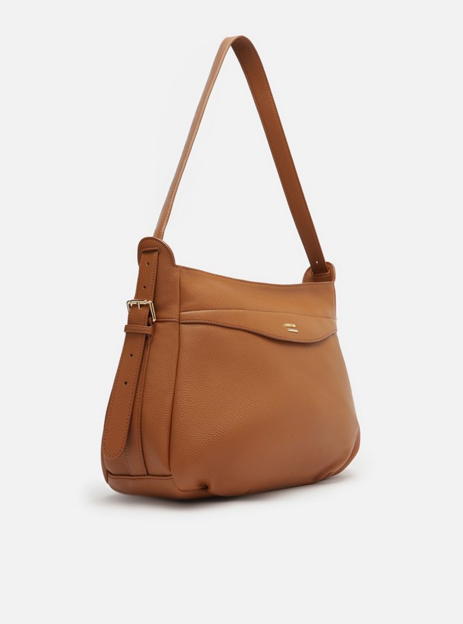 Bolsa Hobo Marrom Grande Alça Fivela