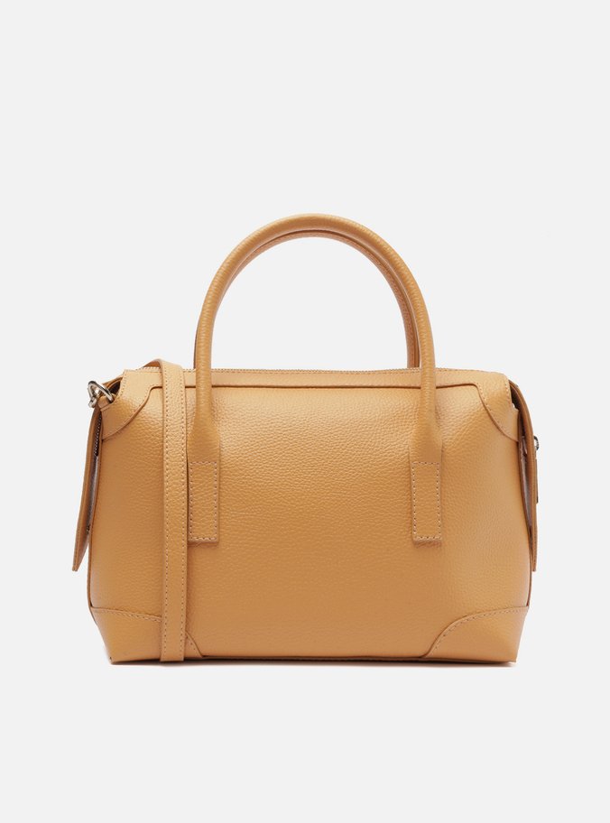 Bolsa Bowling Bege Grande Recortes