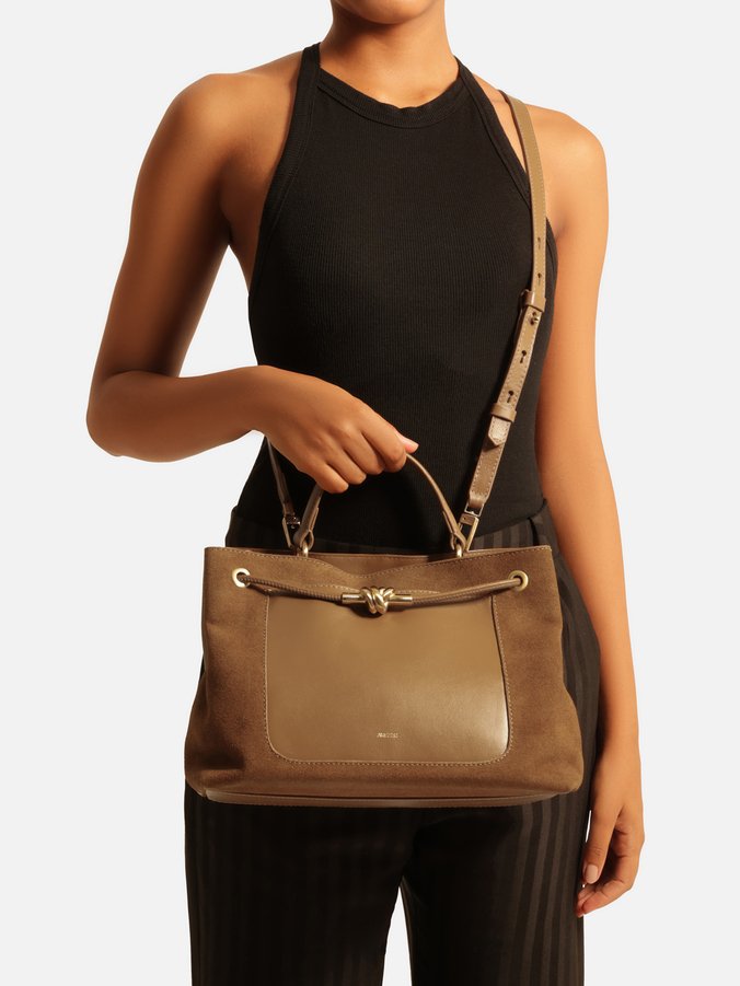 Bolsa Tote Caramelo Couro Helena Grande