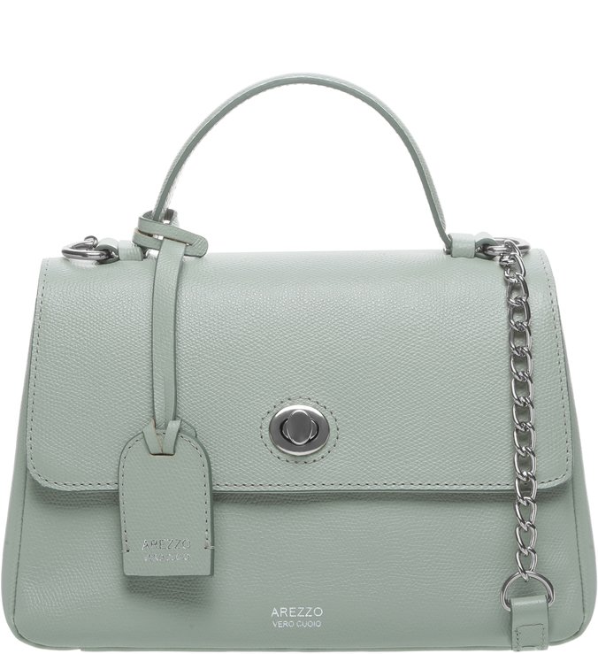 Bolsa Couro Lady Satchel Média Trevo