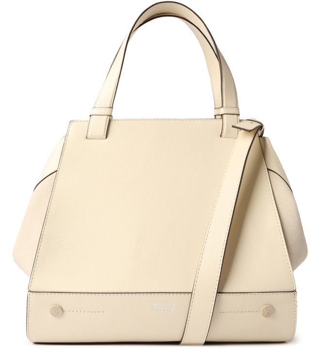 Bolsa Shopping Off-White Couro Luana Grande