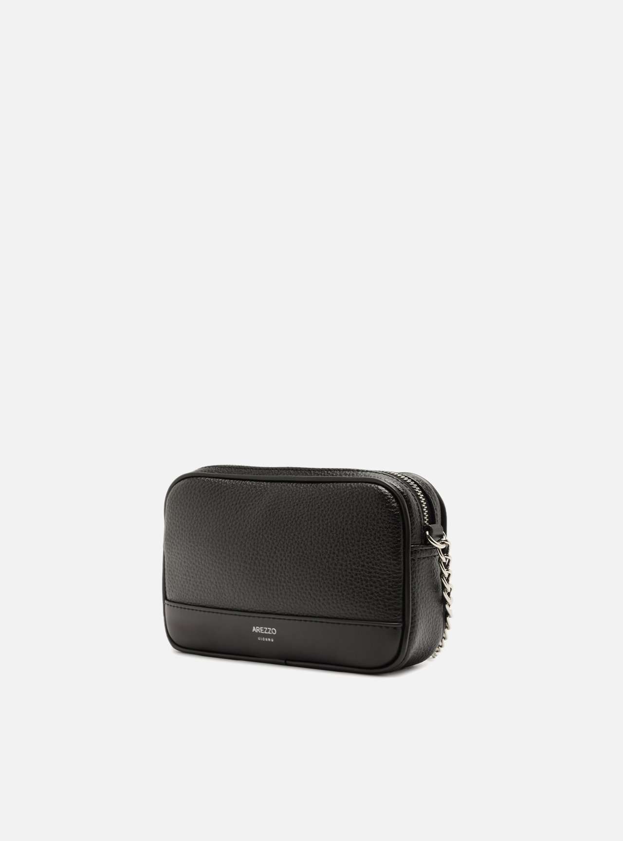 Bolsa Tiracolo Preta Pequena Corrente Basic — foto 2