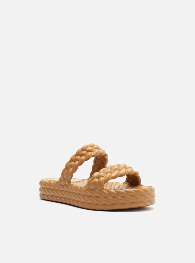 Sandália Marrom Flatform Marrocos Up