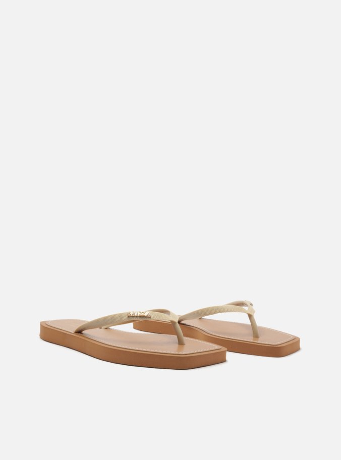 Chinelo de Dedo Off-White Square Recouro