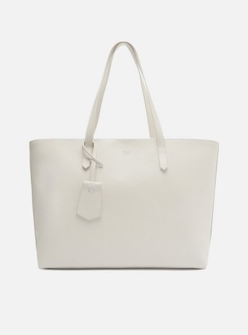 Bolsa Shopping Branca Grande Bag Charm