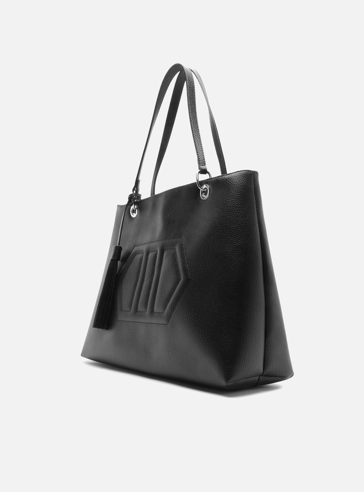 Bolsa Hobo Preta Verona Grande — foto 2